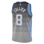 Maillot NBA Utah Jazz Isaiah Collier Nike 2025-26 City Edition Gris Swingman - Homme